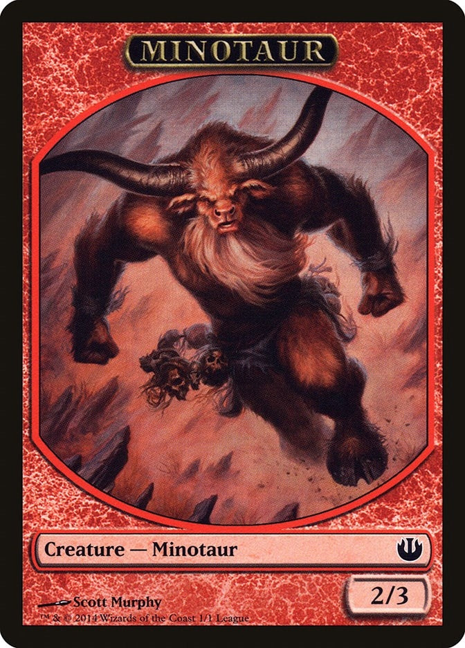 Image for Minotaur Token (1) [League Promos] - Magic: The Gathering