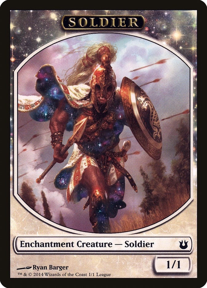 Image for Soldier Token (Born of the Gods) (1) [League Promos] - Magic: The Gathering