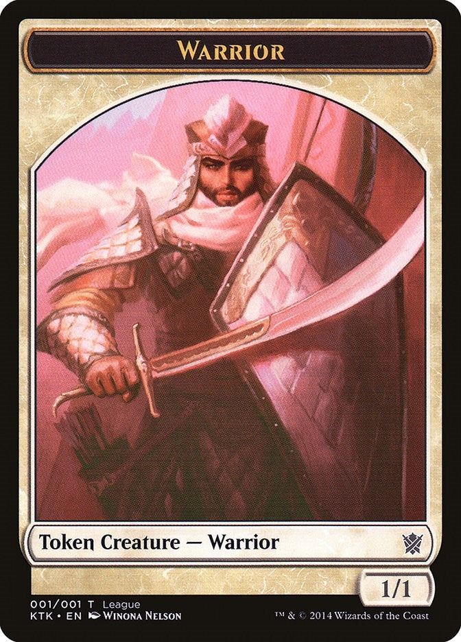 Image for Warrior Token (1) [League Promos] - Magic: The Gathering