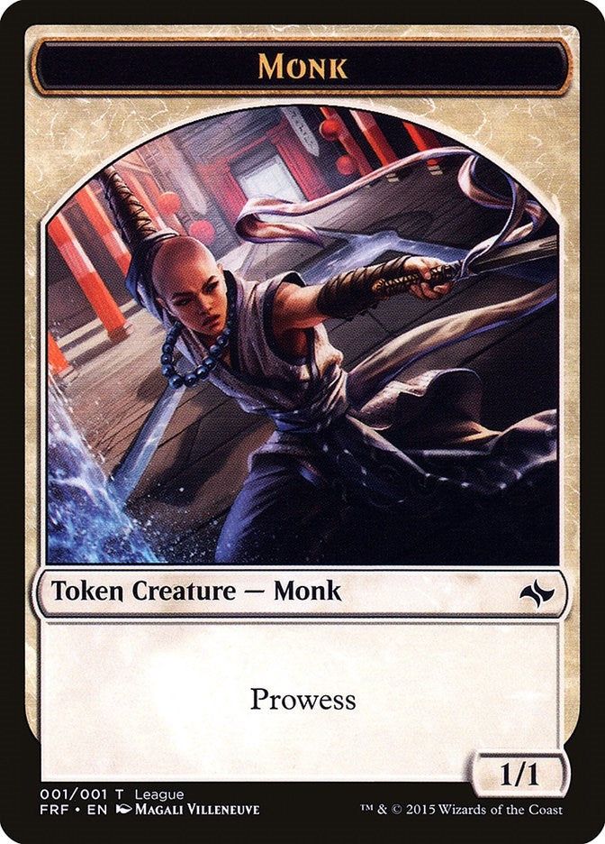 Image for Monk Token (16) [League Promos] - Magic: The Gathering