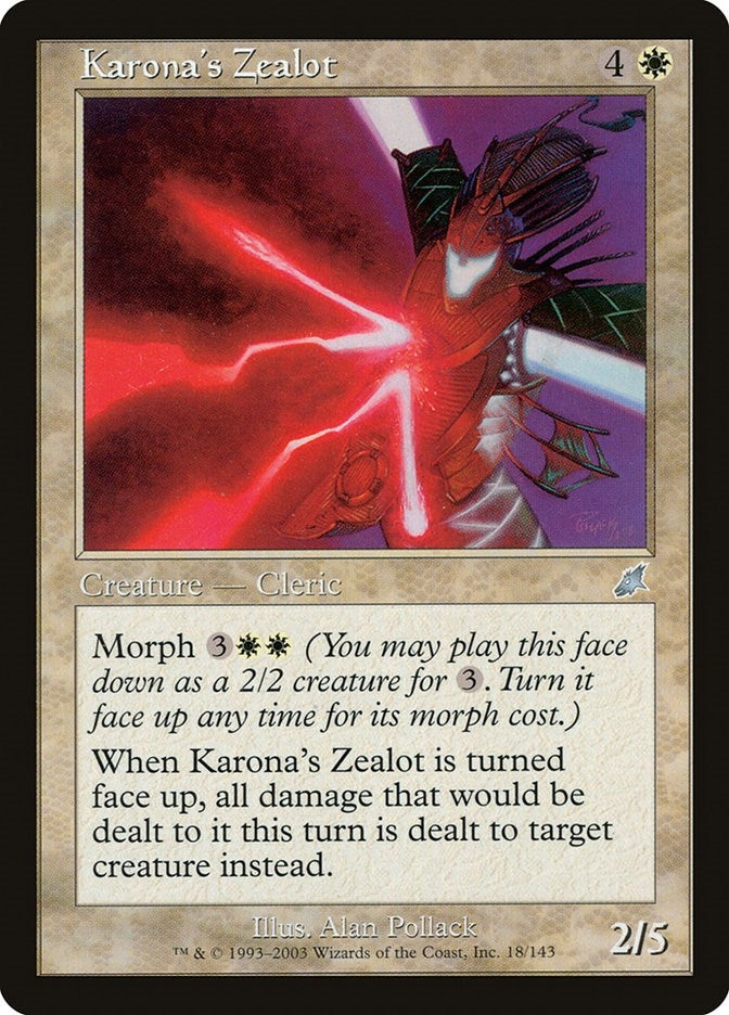 Image for Karona's Zealot (18) [Scourge] - Magic: The Gathering