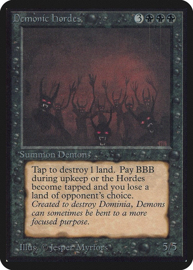 Image for Demonic Hordes [Alpha Edition] - Magic: The Gathering