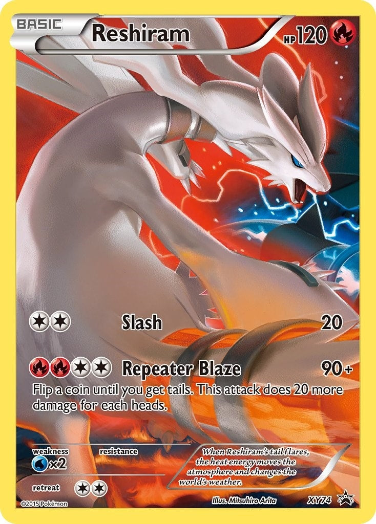 Image for Reshiram (Full Art Promo) (XY74) [XY Promos] - Pokemon