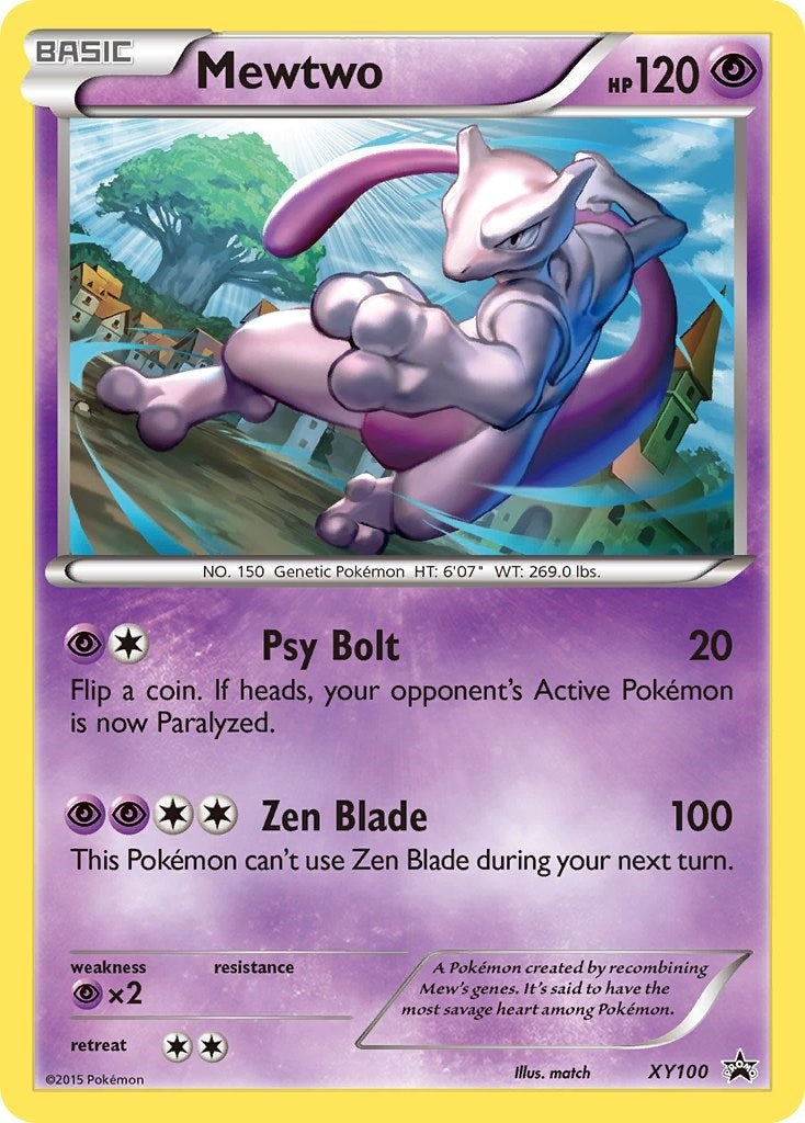 Image for Mewtwo - XY100 (XY100) [XY Promos] - Pokemon