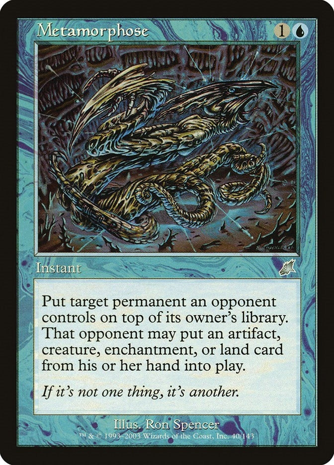 Image for Metamorphose (40) [Scourge] - Magic: The Gathering