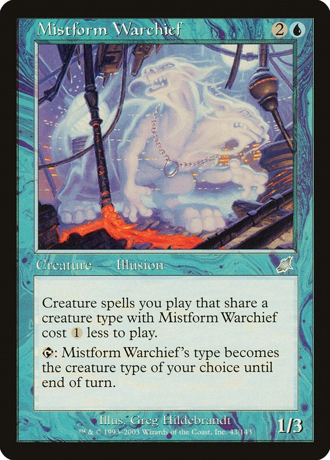 Image for Mistform Warchief (43) [Scourge] - Magic: The Gathering
