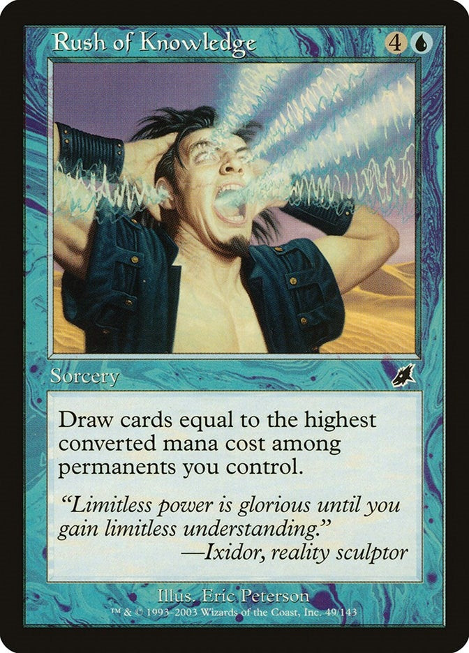 Image for Rush of Knowledge (49) [Scourge] - Magic: The Gathering