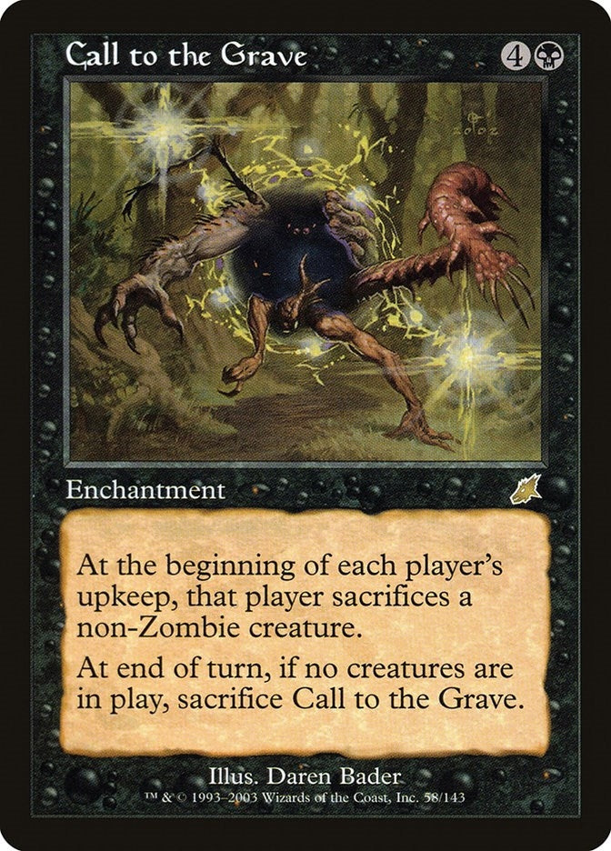 Image for Call to the Grave (58) [Scourge] - Magic: The Gathering