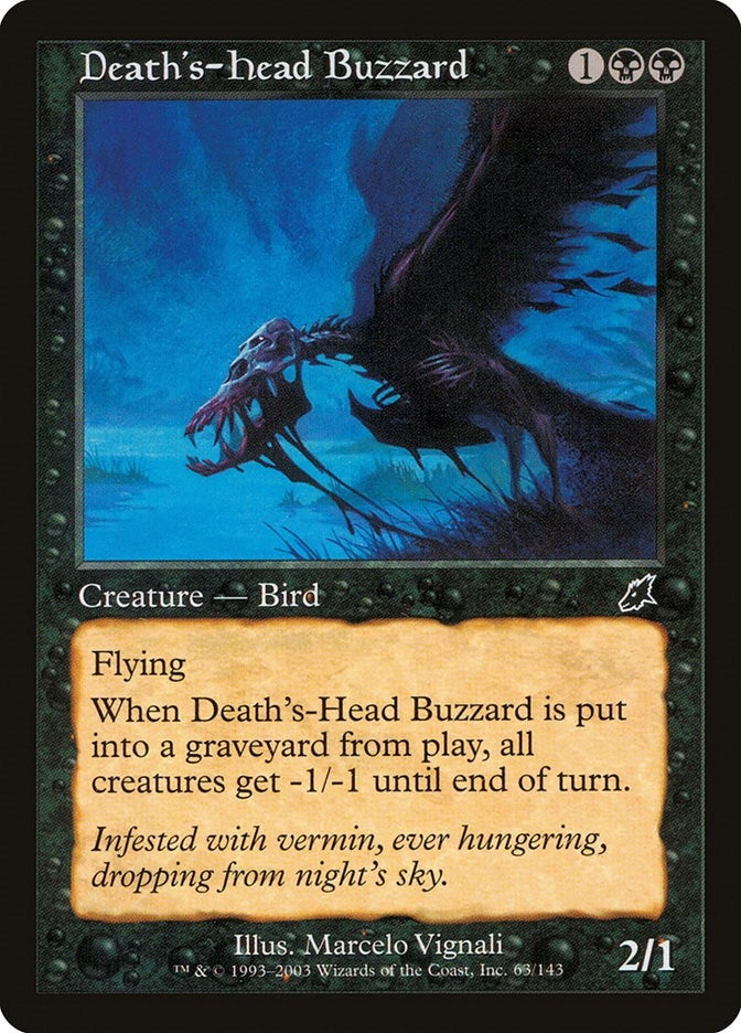Image for Death's-Head Buzzard (63) [Scourge] - Magic: The Gathering
