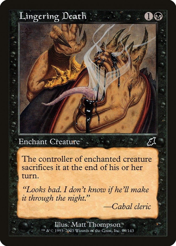 Image for Lingering Death (69) [Scourge] - Magic: The Gathering