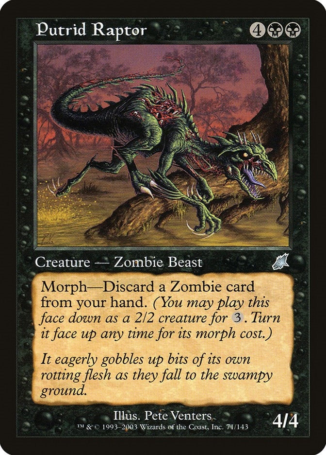 Image for Putrid Raptor (71) [Scourge] - Magic: The Gathering