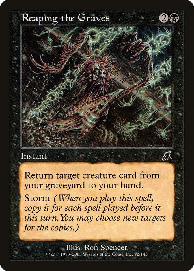 Image for Reaping the Graves (72) [Scourge] - Magic: The Gathering