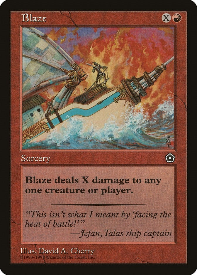 Image for Blaze [Portal Second Age] - Magic: The Gathering