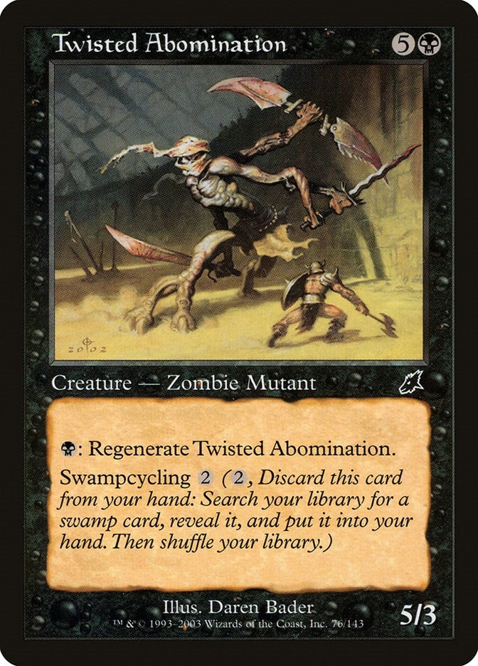 Image for Twisted Abomination (76) [Scourge] - Magic: The Gathering
