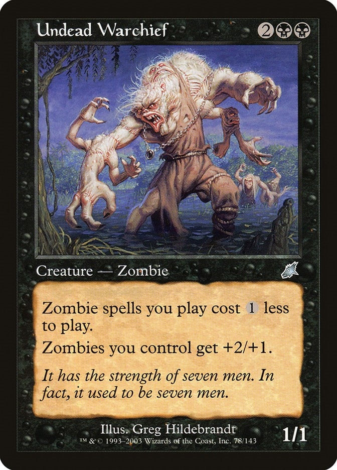 Image for Undead Warchief (78) [Scourge] - Magic: The Gathering