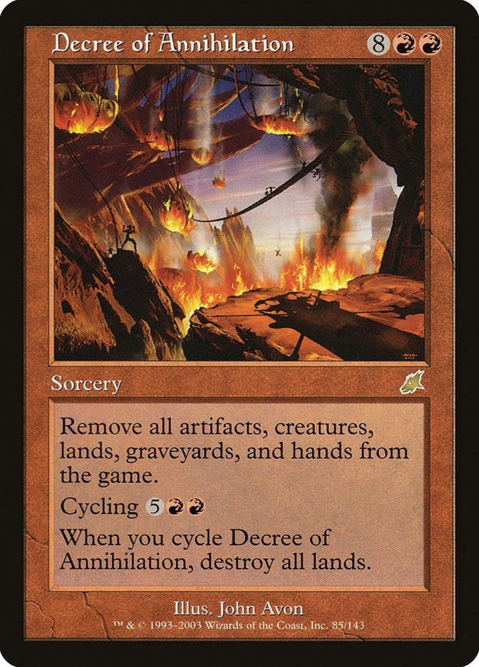 Image for Decree of Annihilation (85) [Scourge] - Magic: The Gathering