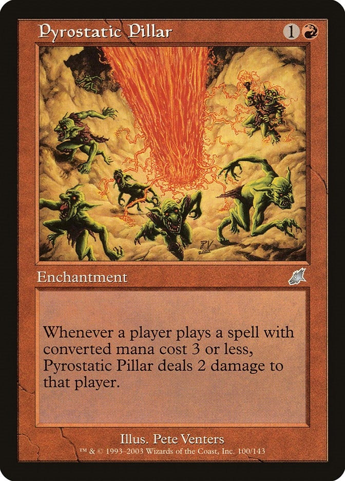 Image for Pyrostatic Pillar (100) [Scourge] - Magic: The Gathering