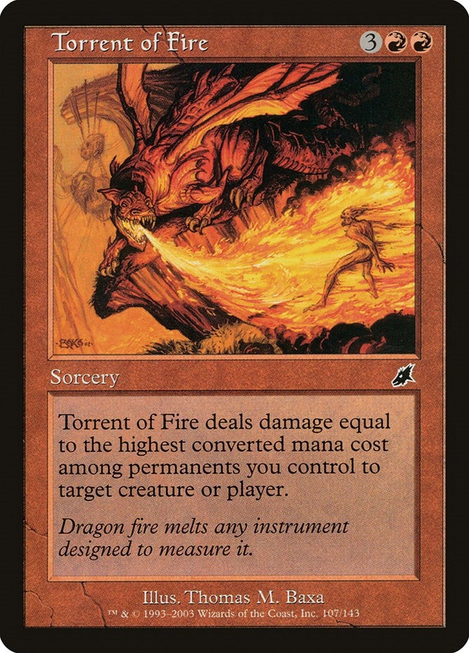 Image for Torrent of Fire (107) [Scourge] - Magic: The Gathering