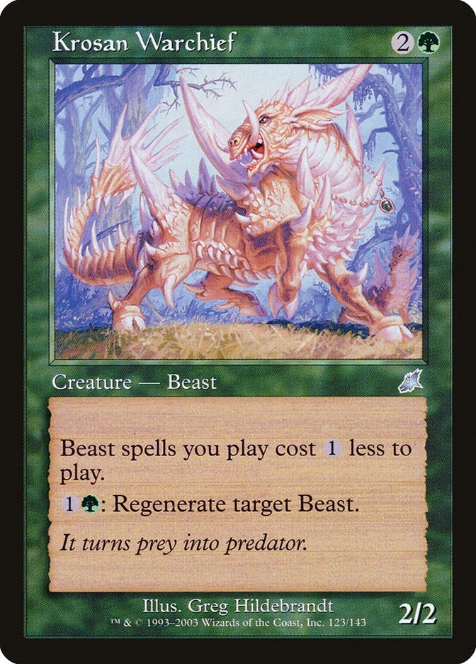 Image for Krosan Warchief (123) [Scourge] - Magic: The Gathering