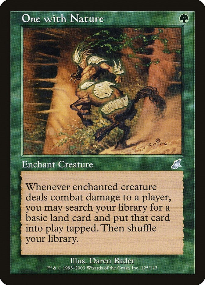 Image for One with Nature (125) [Scourge] - Magic: The Gathering