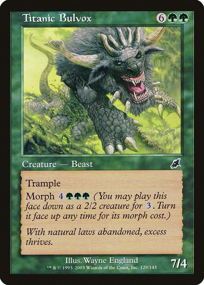 Image for Titanic Bulvox (129) [Scourge] - Magic: The Gathering