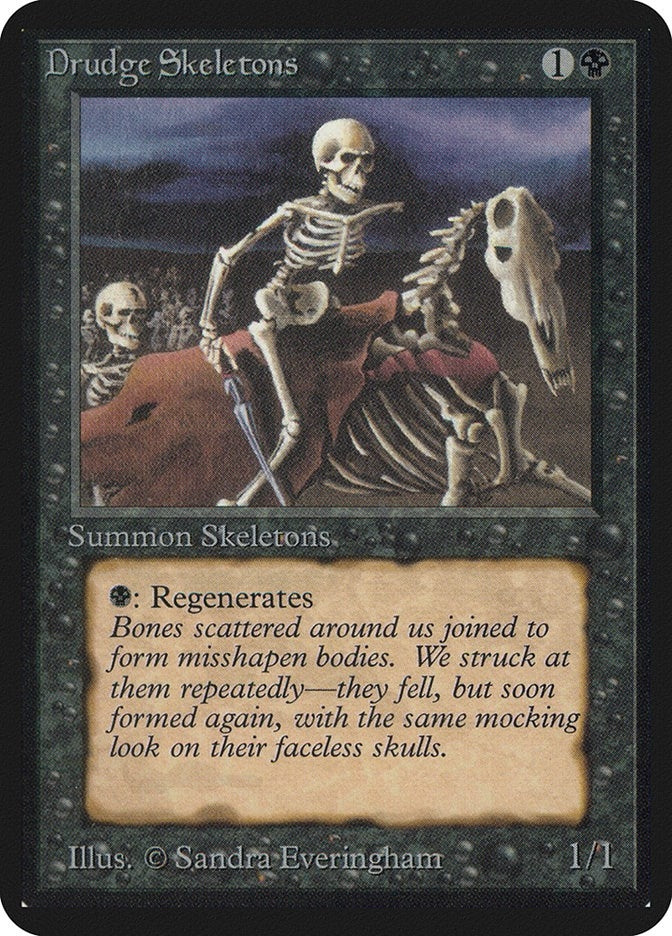 Image for Drudge Skeletons [Alpha Edition] - Magic: The Gathering