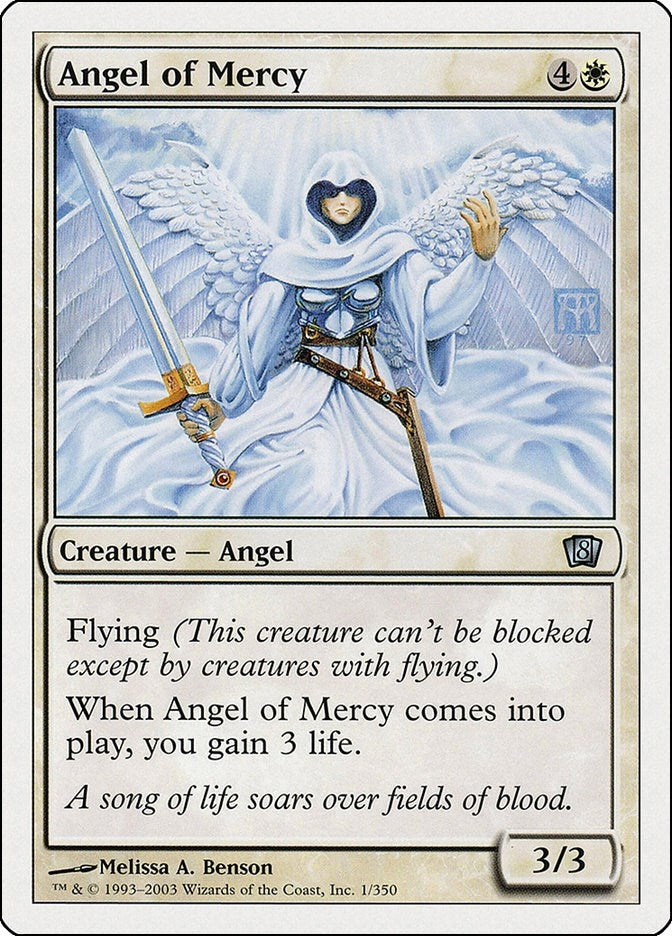 Image for Angel of Mercy (1) [8th Edition] - Magic: The Gathering