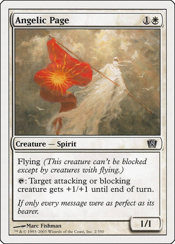 Image for Angelic Page (2) [8th Edition] - Magic: The Gathering