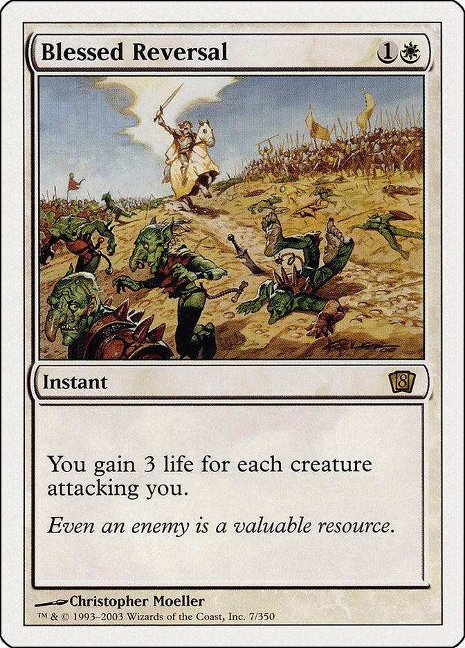 Image for Blessed Reversal (7) [8th Edition] - Magic: The Gathering