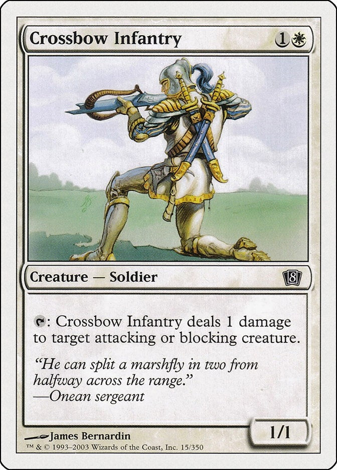 Image for Crossbow Infantry (15) [8th Edition] - Magic: The Gathering