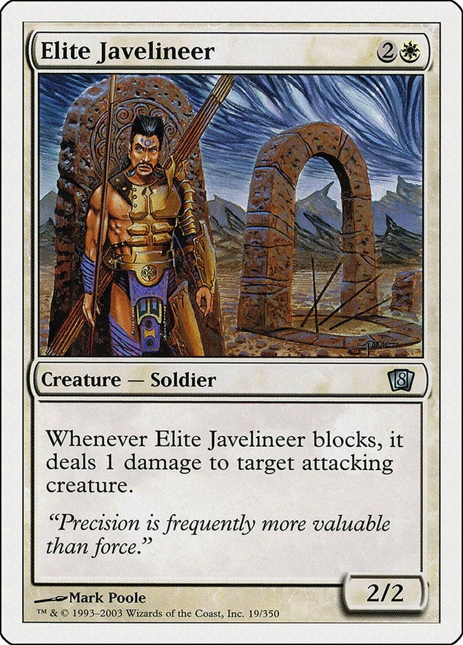 Image for Elite Javelineer (19) [8th Edition] - Magic: The Gathering