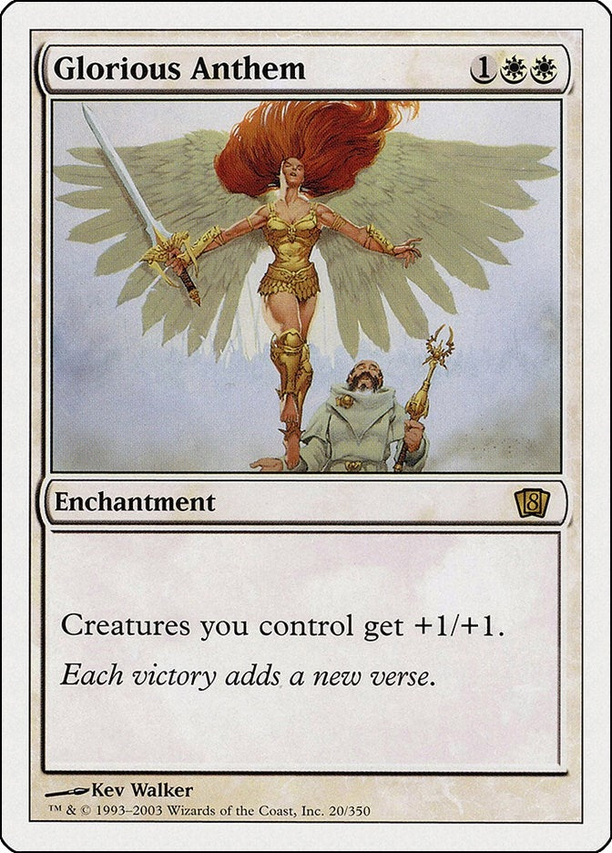Image for Glorious Anthem (20) [8th Edition] - Magic: The Gathering