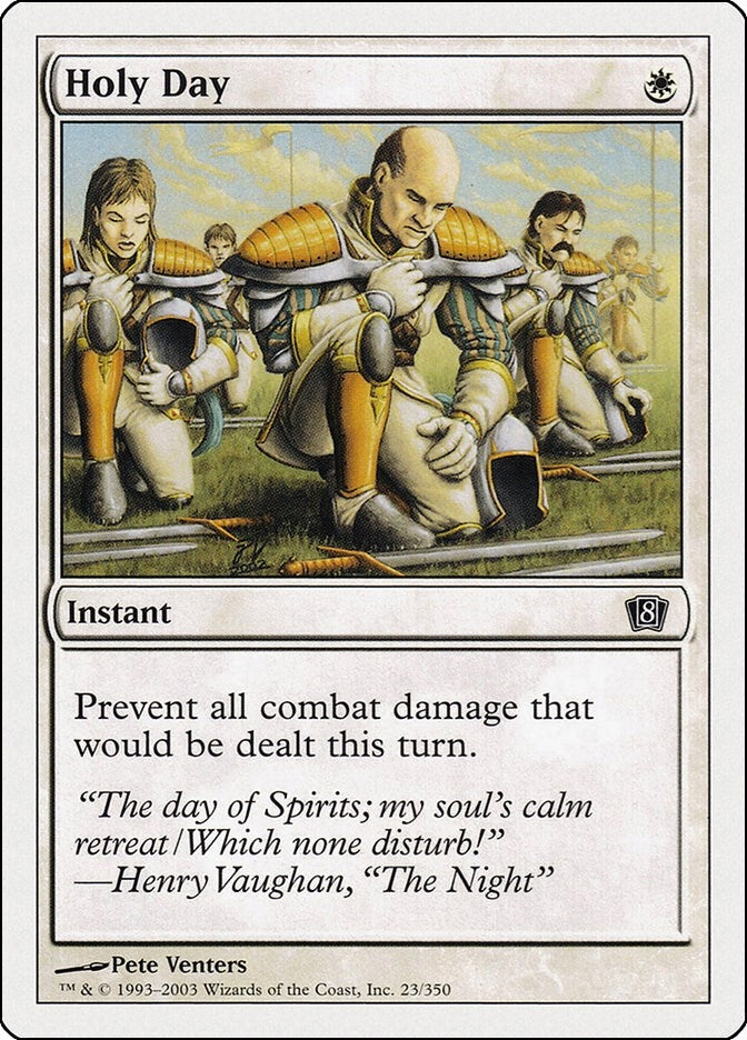 Image for Holy Day (23) [8th Edition] - Magic: The Gathering