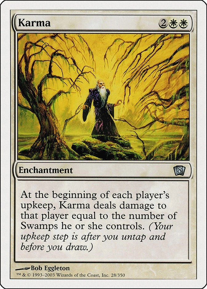 Image for Karma (28) [8th Edition] - Magic: The Gathering