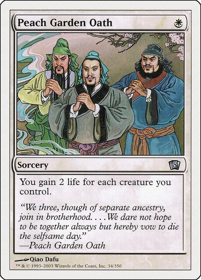 Image for Peach Garden Oath (34) [8th Edition] - Magic: The Gathering