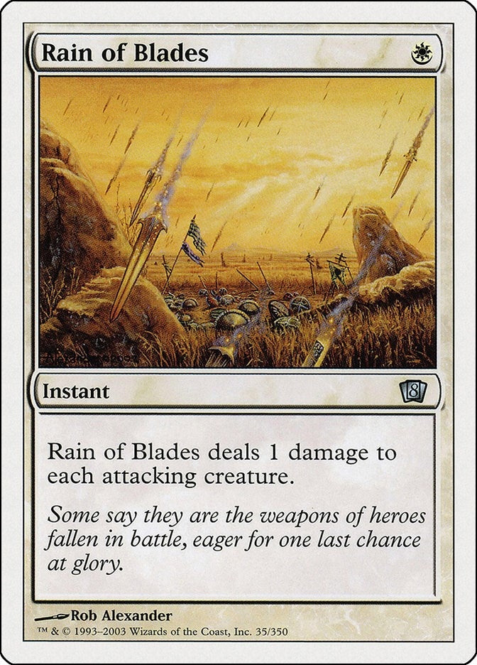 Image for Rain of Blades (35) [8th Edition] - Magic: The Gathering