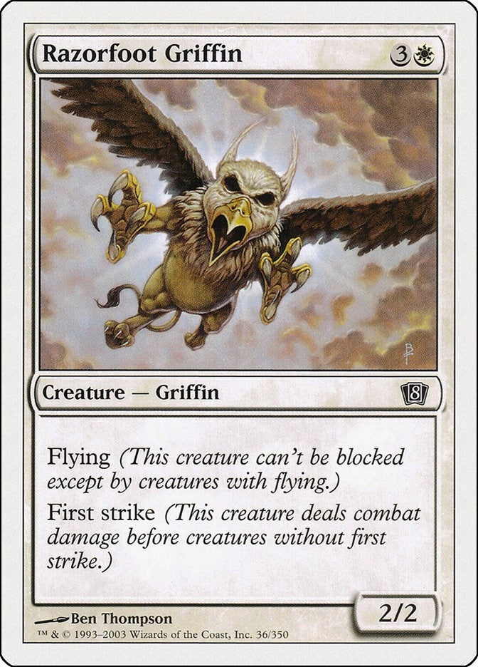 Image for Razorfoot Griffin (36) [8th Edition] - Magic: The Gathering