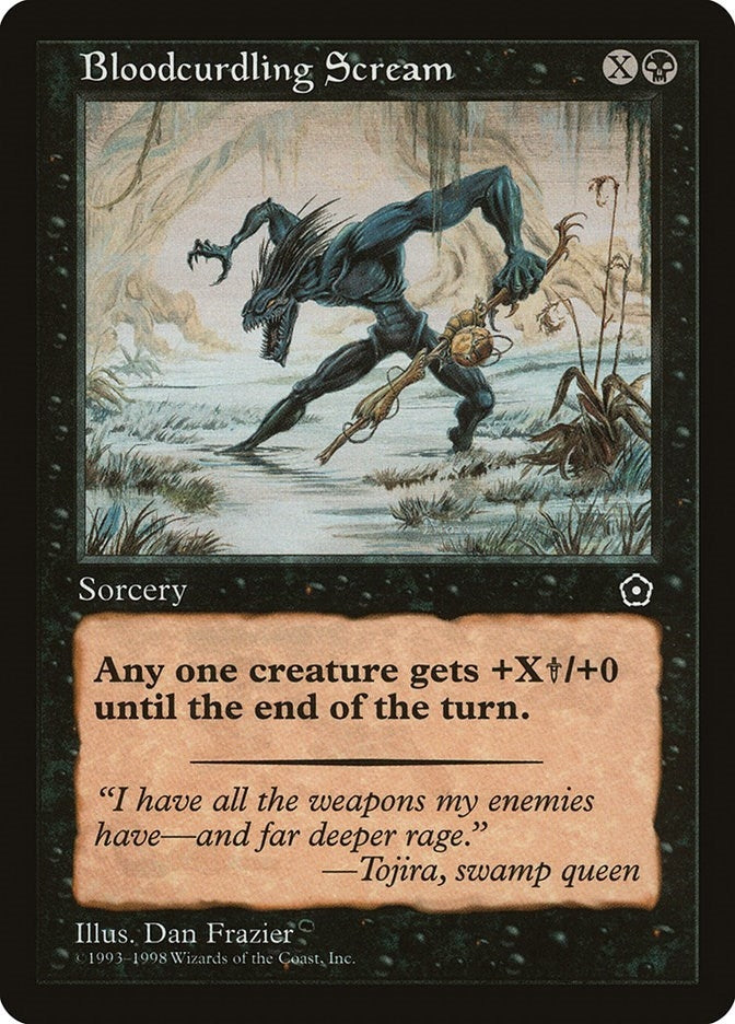 Image for Bloodcurdling Scream [Portal Second Age] - Magic: The Gathering