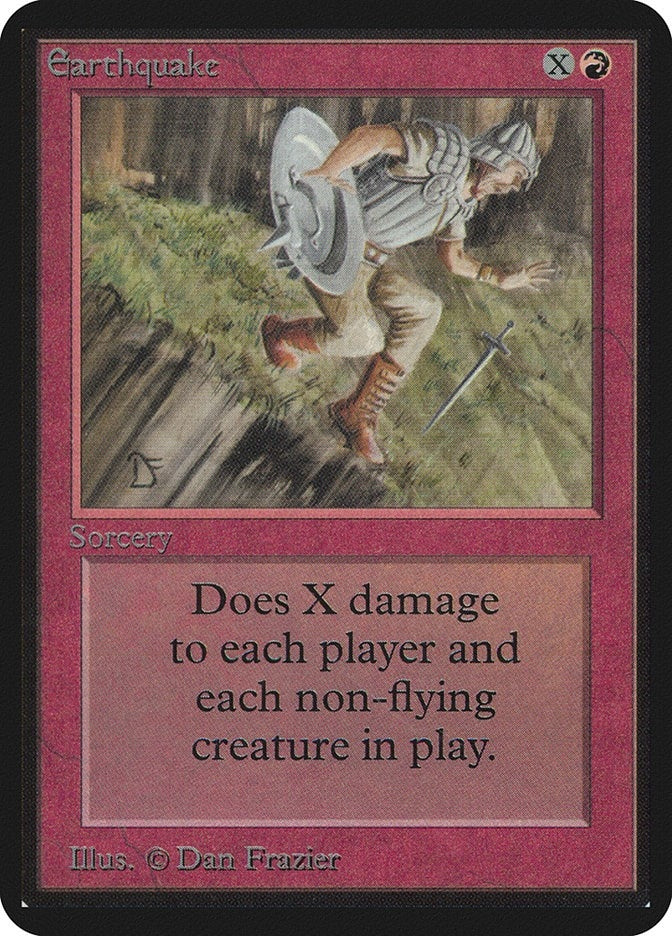 Image for Earthquake [Alpha Edition] - Magic: The Gathering