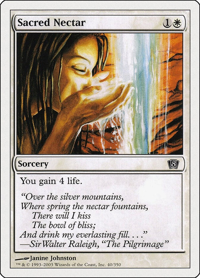 Sacred Nectar (40) [8th Edition]