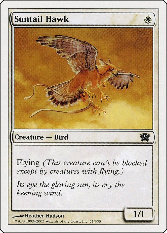Image for Suntail Hawk (51) [8th Edition] - Magic: The Gathering
