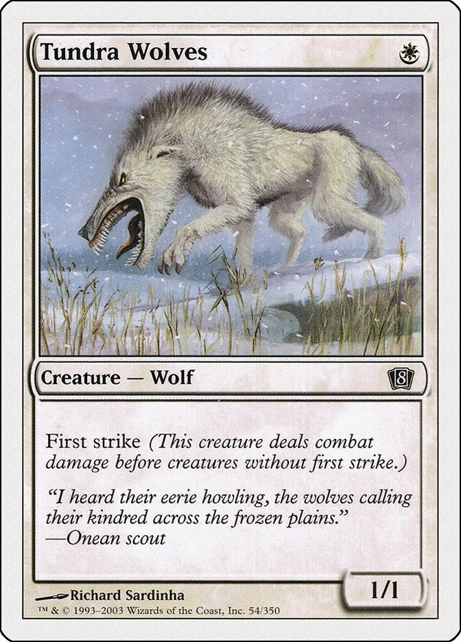 Image for Tundra Wolves (54) [8th Edition] - Magic: The Gathering