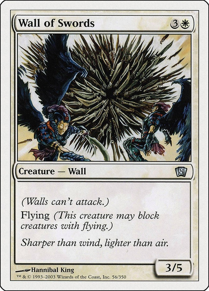 Image for Wall of Swords (56) [8th Edition] - Magic: The Gathering
