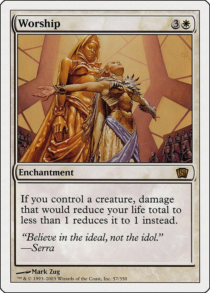 Image for Worship (57) [8th Edition] - Magic: The Gathering
