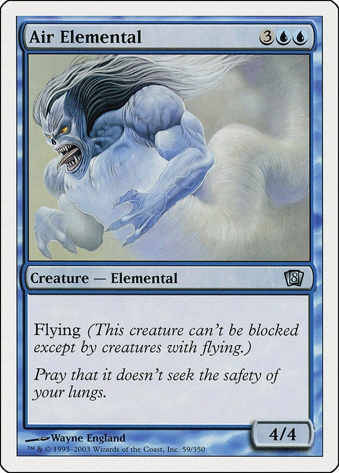 Image for Air Elemental (59) [8th Edition] - Magic: The Gathering