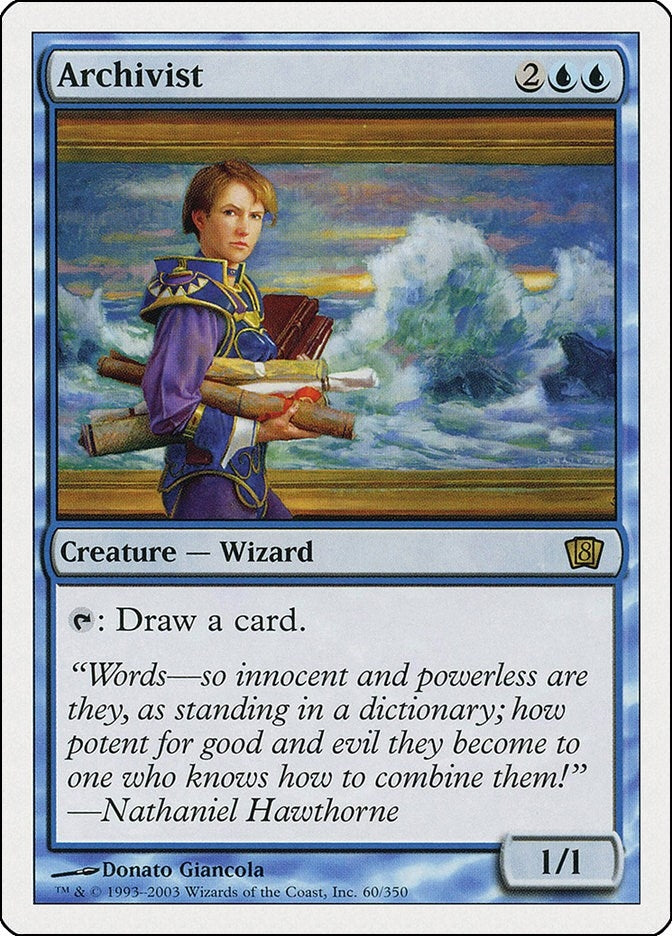 Image for Archivist (60) [8th Edition] - Magic: The Gathering