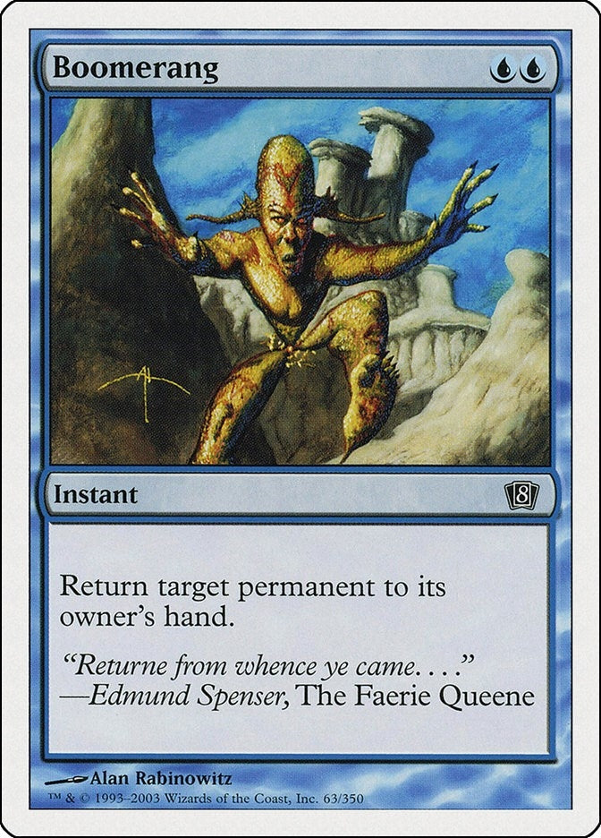 Image for Boomerang (63) [8th Edition] - Magic: The Gathering