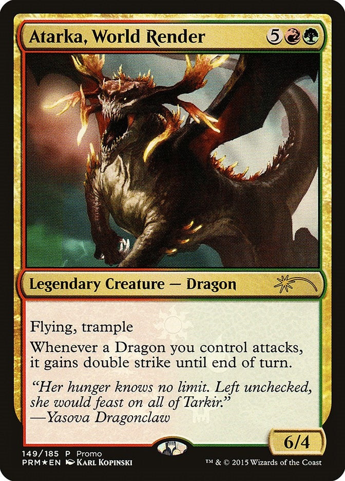 Image for Atarka, World Render (149) [Unique and Miscellaneous Promos] - Magic: The Gathering
