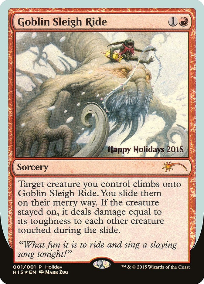 Image for Goblin Sleigh Ride (1) [Special Occasion] - Magic: The Gathering