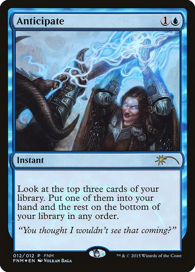 Image for Anticipate (12) [FNM Promos] - Magic: The Gathering